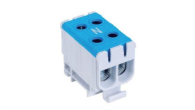 Blok Rozdzielczy - Odgałęźny 2 - Polowy 2,5-50Mm2 Niebieski Montaż Płaski...