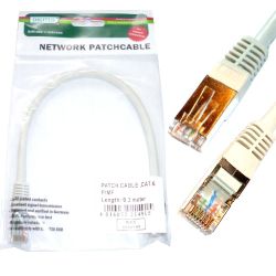 Digitus Patch Cable CAT.6 PIMF L=0.3m RJ45 male/RJ45 male