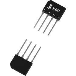 Diotec Semiconductor bridge rectifier, 560 V, 800 V (RRM), 2 A, SIL, KBP208G