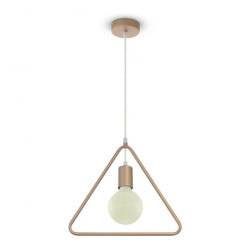 Lampa Wisząca VT-7321 E27 Max. 60W Trójkąt Złota 3837