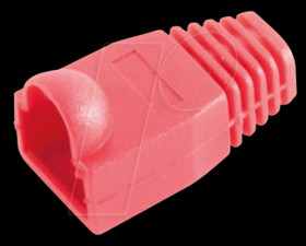 BS72055-R-10 tension relief for RJ 45, red packing unit 10