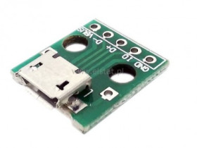 Gniazdo micro USB do płytki prototypowej