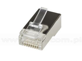 Wtyk RJ-45, 8p8c, kat6A, na przewód okrągły, linkę, ekranowany
