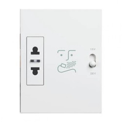 LIVING NOW gniazdo golarkowe 3mod. biały KW4177