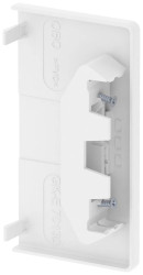 Końcówka bez halogenów, RAL9010 OBO Bettermann, 6114280, czysty biały, (S x G) 135 mm x 70 mm