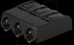 2061-623/998-404 SMD-pcb-terminal, 3-pole, RM 6 mm, bk