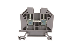 Złączka szynowa 2-przewodowa 6mm2 szara EURO 6/35 43401