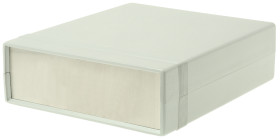 Obudowa urządzeń elektronicznych Tworzywo ABS odporne na ogień wysokość zew: 52 mm szerokość zew: 155 mm długość zew: