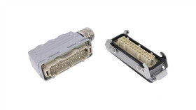 C146-10E0249221 Złącze Hdc Męski + Żeński C146 24Pin 24+Pe Rozmiar E24