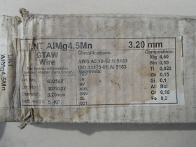 Drut do aluminium AlMg4,5Mn pręty fi 3,2mm
