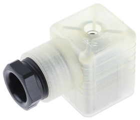 Złącze zaworu elektromagnetycznego A 2P+E 250 V AC/DC Żeński LED: Tak dławnica PG11 Wkręcane Hirschmann