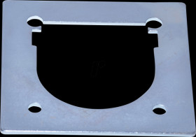 Trailer - lash tray, counter plate