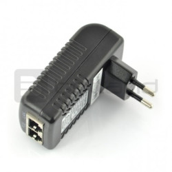 Zasilacz impulsowy 24V/1A PoE 2x RJ45