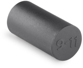 Blind insert grommet, cable Ø 9 to 11 mm, plastic, black, 440-00044