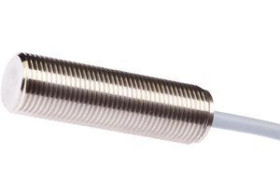 IC120104 Czujnik indukcyjny, całkowicie stalowy, M12x1, podtynkowy, kabel 2m silikonowy