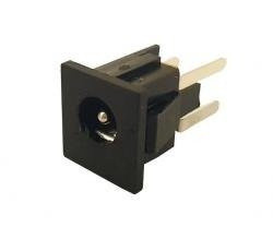 DC 2.1 / 5.5 Socket - Snap-on Mounting to Housing