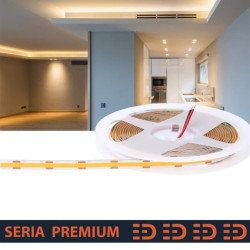 Taśma LED 12V 480 COB 3000K 5m