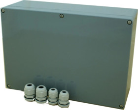 Obudowa hermetyczna,O-RHD, natynkowa, 265x185x95 WxHXD mm, RAL7035