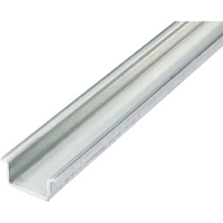 HellermannTyton 181-47091 DELTA-3A/BV Standard DIN Mounting Rail Perforated 2m