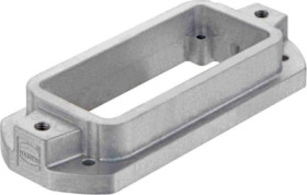 Surface mount housing, size 16B, die-cast aluminum, screw locking, IP68, 29390160348