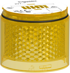 Led flashlight element, yellow, 24 V AC/DC, IP66, XVB7C68