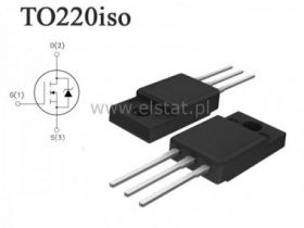 STP20NE06FP tranzystor N-ch; 60V 20A; TO220 izol.