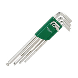 Stahlwille 10767/9 Allen key set Hex Ball End 9 pc set