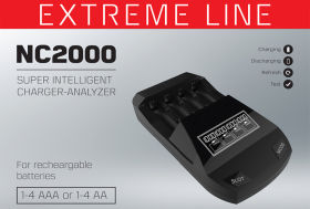 Ładowarka EXTREME LINE NC2000 R3 i R6 MIKROPROCESOROWA