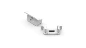 Zaślepka Do Profilu Aluminiowego 10Mm Wpuszczanego Biała 20Szt