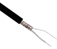 TLYE2x0.25-EB/4 Linka sygnałowa 2 x 0.25mm2 we wspólnym ekranie - kolor czarny - długość 4mb - WYPRZEDAŻ - 1 szt. w magazynie