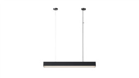 Lampa Wisząca Luci M Led Cct Tuya Czarna Lp-1401/1P M Bk Smart Light Prestige