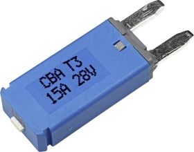 Hansor Circuit Breaker Mini, type 3. Manual Reset, 15A CBA3 Series 15A Wyłącznik instalacyjny nożowy 15 A niebieski 1 sz