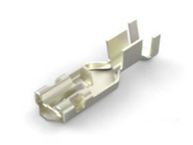 Konektor płaski Żeński 6.43 (W) x 0.84mm długość 23.22mm Izolacja: Nieizolowane Nikiel