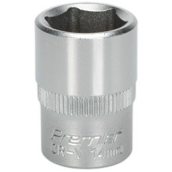 Sealey S3814 Walldrive Socket 14mm 3/8&quot;sq Drive