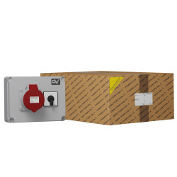 Rozdzielnica budowlana z łącznikiem krzywkowym WDD 1x32A Mennekes Doktorvolt DV-2992-D