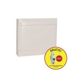 Rozdzielnica modułowa natynkowa PRACTIBOX S 2X18 drzwi białe + 2x1P B16 RX3 137427P