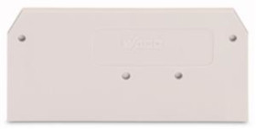 End/Intermediate plate for terminal block, 281-349