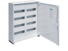 Rozdzielnica natynkowa 96 modułowa 8x12M drzwi pełne IP44 FWB FWB42S HAGER