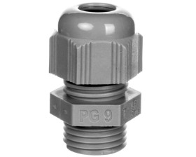 Dławnica kablowa poliamidowa HT PG9 szara 99311