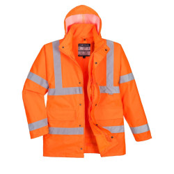 Jacket Traffic 4 In 1 Hi Viz Orange - 2
