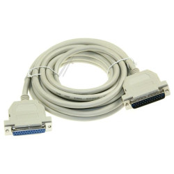 Złącze D-SUB DB25 wt-gn 5m
