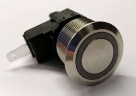 Nasadka przełącznika Chwilowy SPST średnica wycięcia 22.2mm, montaż panelowy RS PRO