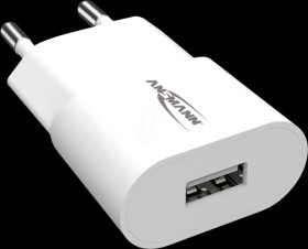 1001-0112 USB charger HC105, 5 V, 1000 mA, white