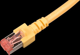 15.0 m Cat.6 PiMF patch cable, yellow