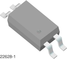 TCMT110. Series Optocoupler, Phototransistor Output, Single Channel, Half Pitch Mini-Flat Package
