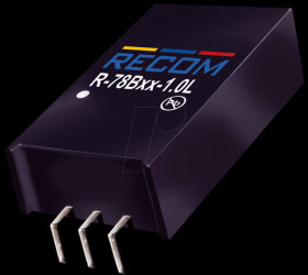 80099152 DC/DC converter R78B, 4.75-32 Vin, single, 3.3 Vout, 1 A, SIP-3L