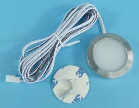 LAMPKA LED WC 12V/1W 45mm h=8mm SILVER