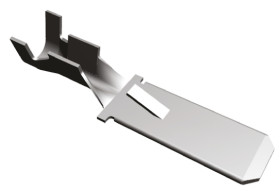 Konektor płaski Męski 6.35 x 0.81mm długość 30.12mm Izolacja: Nieizolowane Cyna