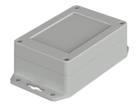ABS enclosure, (L x W x H) 105 x 70 x 40 mm, light gray (RAL 7035), IP66, 07811074
