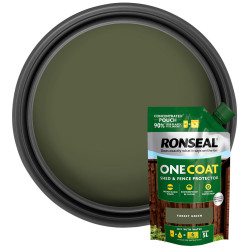 Ronseal KCB.8174503.60200.73 One Coat Shed &amp; Fence Refill Forest Green 950ml